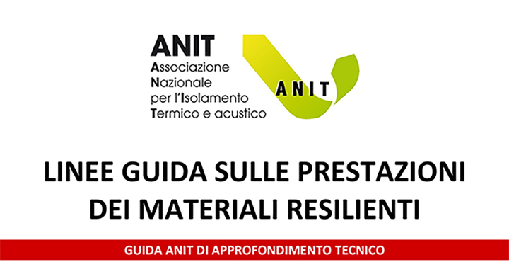 New guide ANIT on materials for acoustic insulation New guide ANIT on materials for acoustic insulation