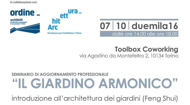 Seminario di aggiornamento professionale - "IL GIARDINO ARMONICO" - Torino Seminario di aggiornamento professionale - "IL GIARDINO ARMONICO" - Torino