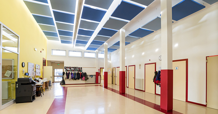 Cafeteria at Savio elementary school in Terraglione. Cafeteria at Savio elementary school in Terraglione.