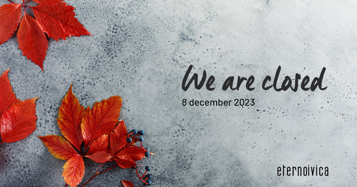 L'azienda rimarrà chiusa l'8 Dicembre L'azienda rimarrà chiusa l'8 Dicembre
